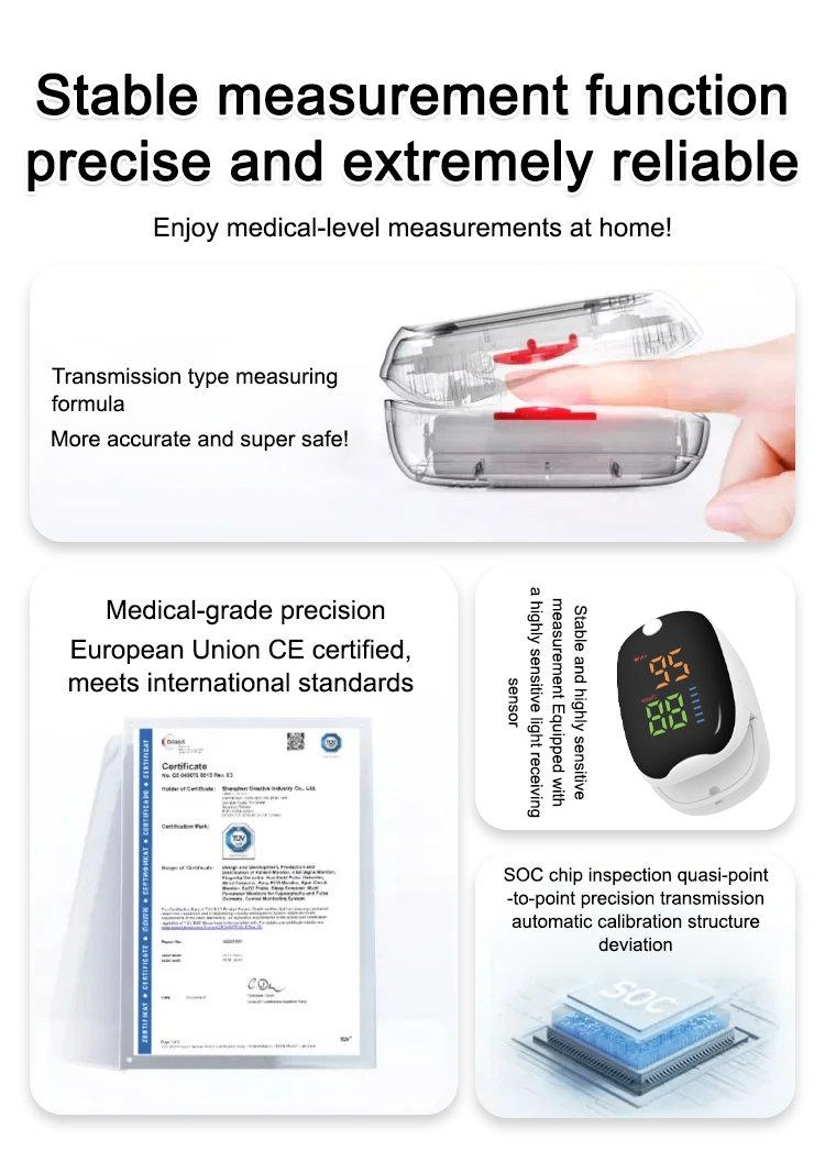 High-Precision Medical Pulse Oximeter