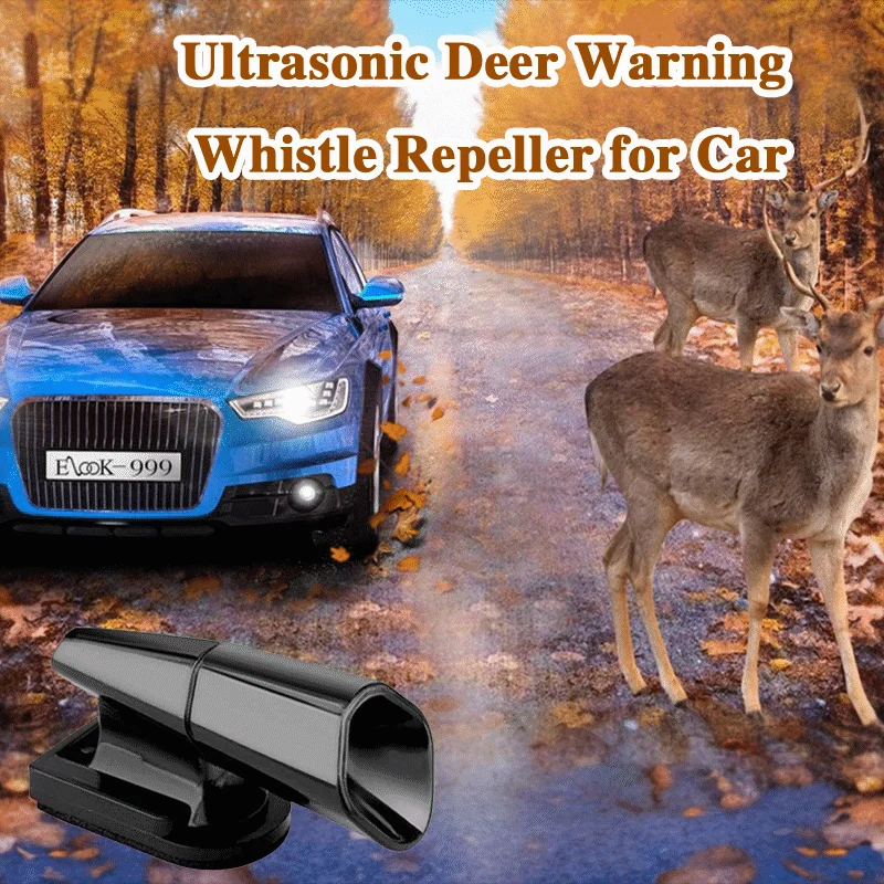 🚗🦌 Ultrasonic Deer Warning Whistle Repeller for Car